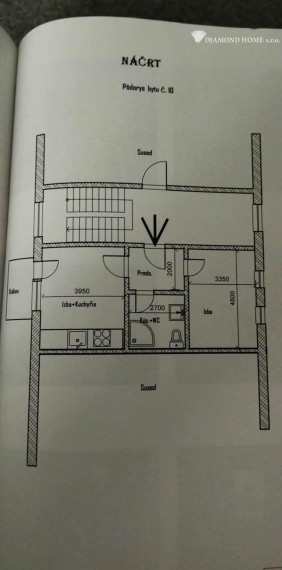 DIAMOND HOME s.r.o , ponúka Vám na predaj 2 izbový byt v obci Ohrady 5 km od Dunajskej Stredy