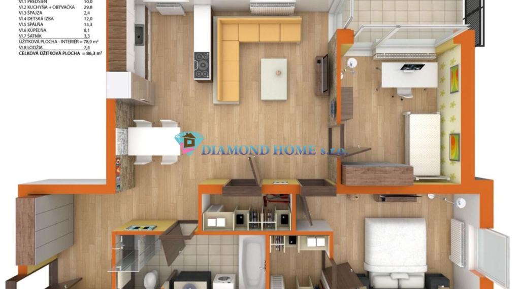 Nenechajte si újsť zarezervovať si pre Vás ideálný 3 izbový byt v novostavbe za najlepšiu cenu okrese v Dunajskej Strede